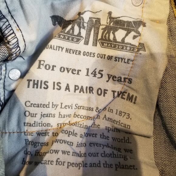 Levi's 527 Blue Jeans 2019 Waterless Blue Jeans Mens Size 29 x 30 - Picture 8 of 16